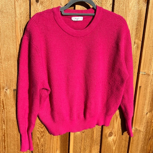 Elodie Sweaters - ELODIE. Crew Neck Sweater Hot Pink Women’s Size Medium Soft Crew Neck Tight Knit